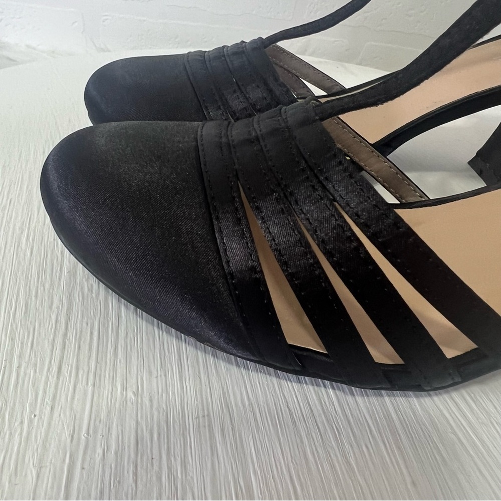 Ellie Black T-Strap Heels - Picture 5 of 13